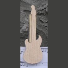 muziekclip voor elektrische gitaar, handgemaakt massief houten gitaristencadeau